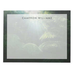Forests Ferns in Rainforest Notepad