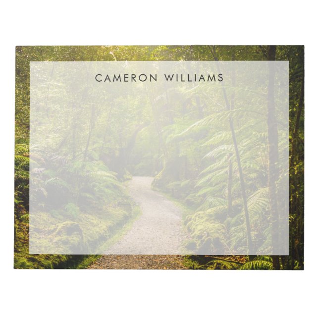 Forests | Footpath Into Forest Notepad (Front)