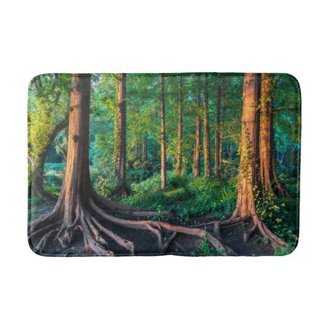 Forests | Greenery & Woodland Bath Mat (Front)