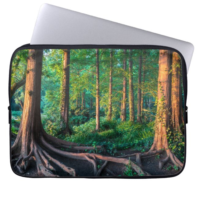 Forests | Greenery & Woodland Laptop Sleeve (Front)