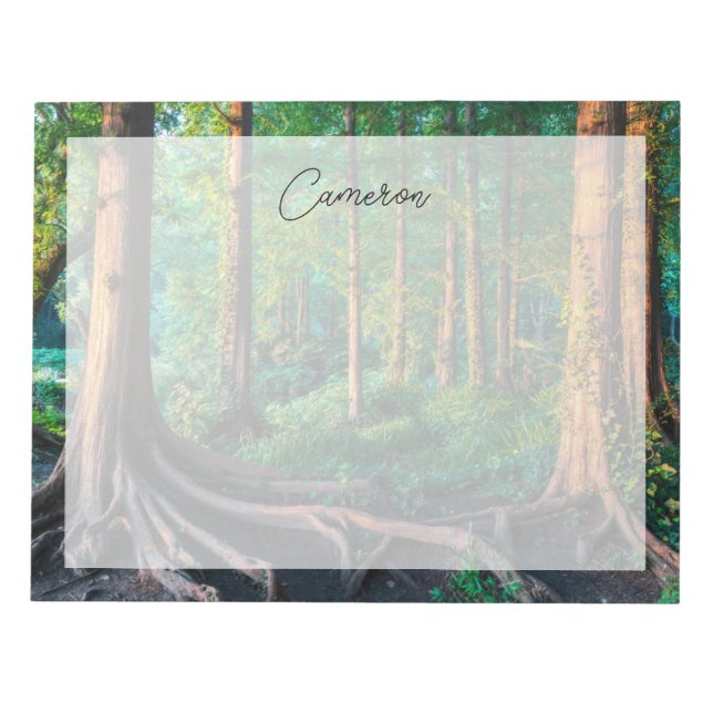 Forests | Greenery & Woodland Notepad (Front)