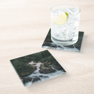Forests Grison Graubunden Canton Glass Coaster