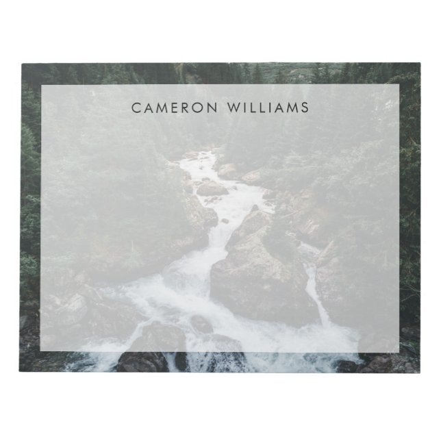 Forests | Grison Graubunden Canton Notepad (Front)