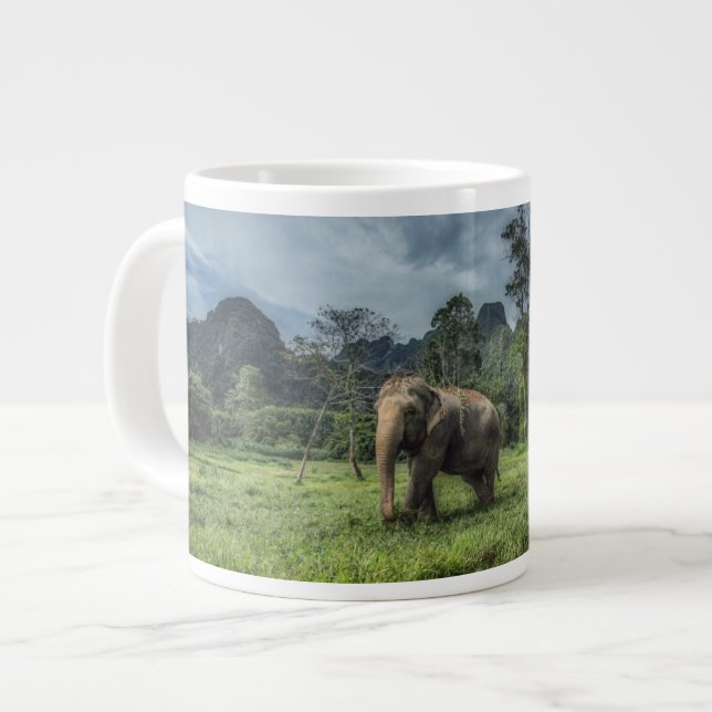 Forests | Kao Sok National Park Large Coffee Mug (Front Left)