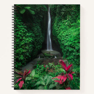Forests   Leke Leke Waterfalls in Bali Notebook