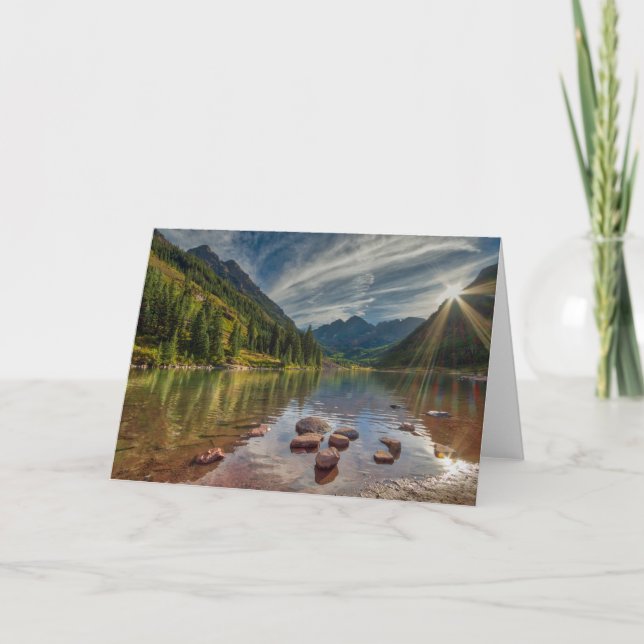 Forests | Maroon Bells Colorado Card (Front)