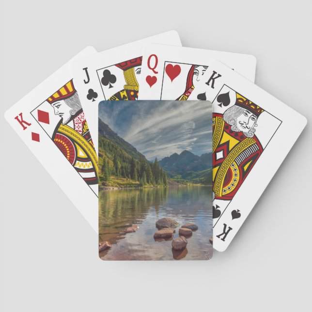Forests | Maroon Bells Colorado Playing Cards (Back)