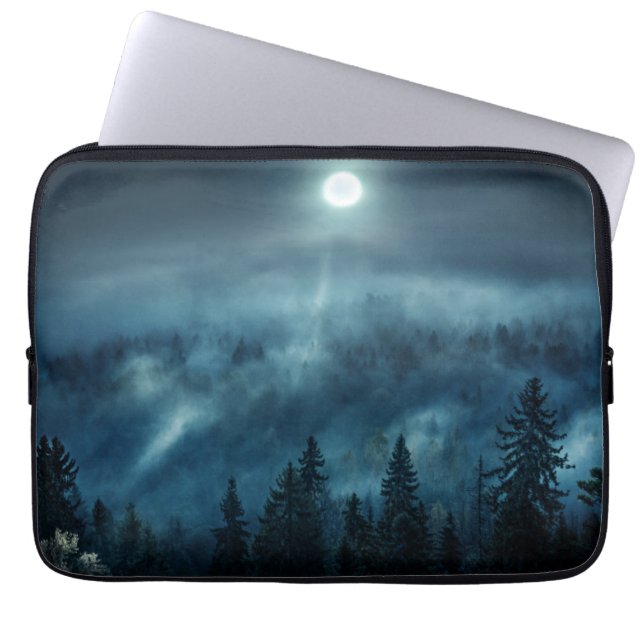 Forests | Moonlit Forest Laptop Sleeve (Front)