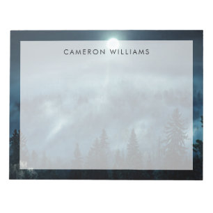 Forests Moonlit Forest Notepad