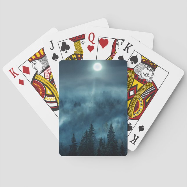 Forests | Moonlit Forest Playing Cards (Back)