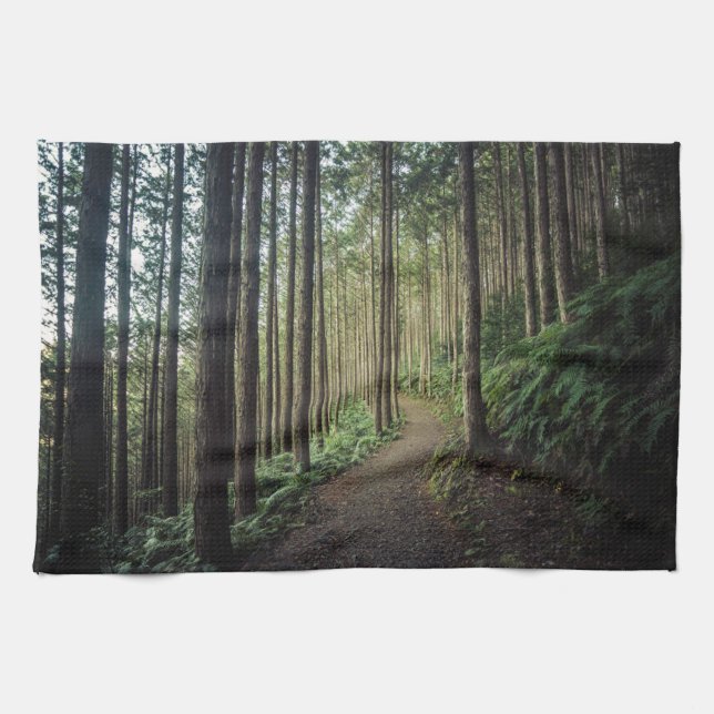 Forests | Mountains of Wakayama Japan Tea Towel (Horizontal)