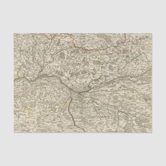 Forests of France Tissue Paper (Front)