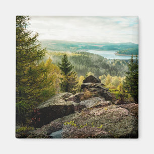 Forests Ore Mountains Germany Magnet