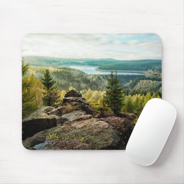 Forests | Ore Mountains Germany Mouse Pad (With Mouse)