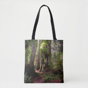 Forests Redwood Forest California Tote Bag
