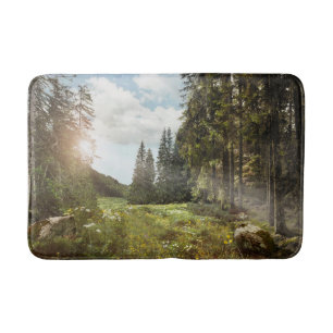 Forests Sun Peeking Thru Bath Mat