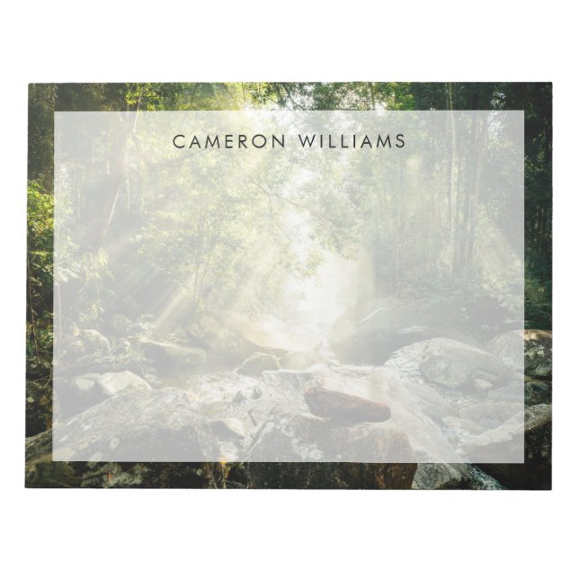 Forests | Tropical Jungle Forest Notepad (Front)