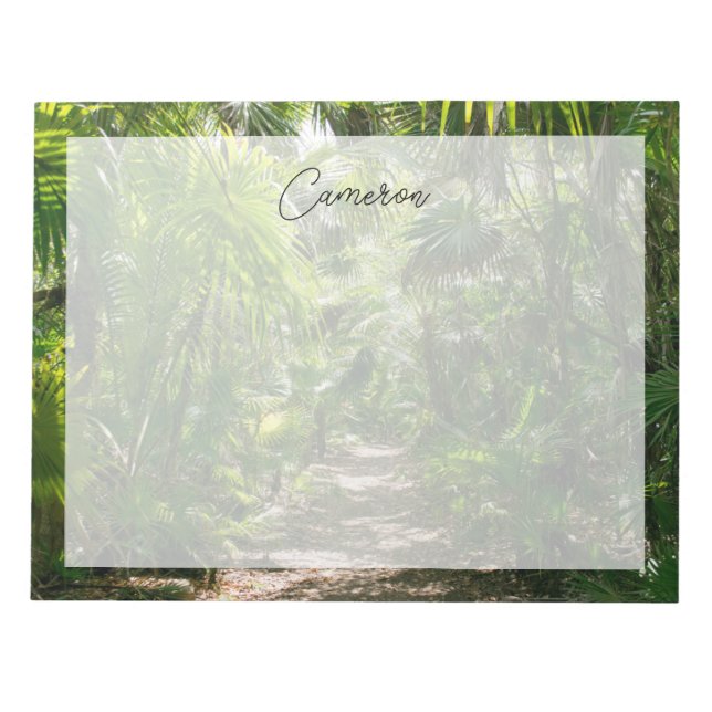 Forests | Tropical Rainforest Tulum Mexico Notepad (Front)