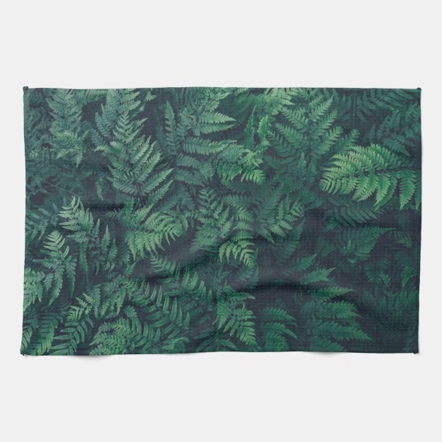 Forests | Woodland Ferns Tea Towel (Horizontal)