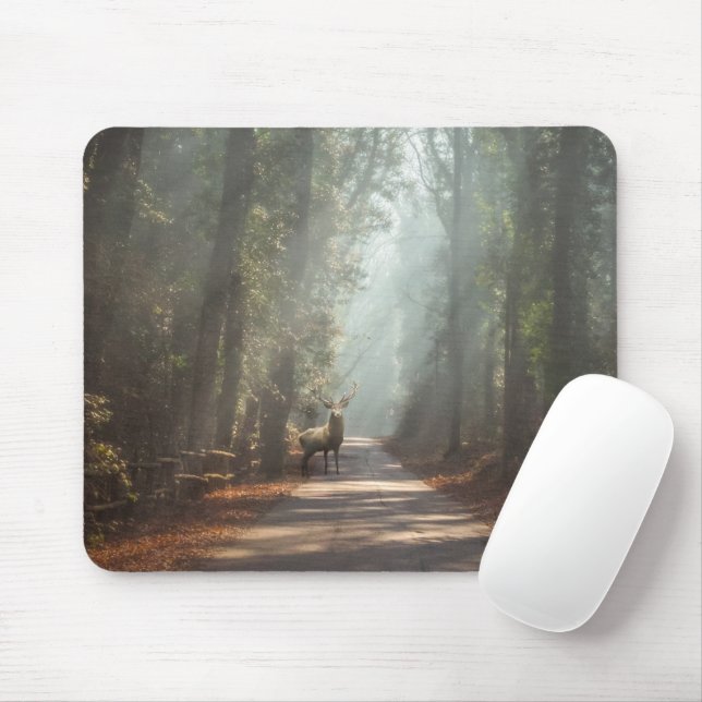 Forests | Woodland Stag Mouse Pad (With Mouse)