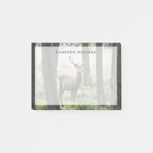 Forests Woodlands & Red Deer Post-it Notes