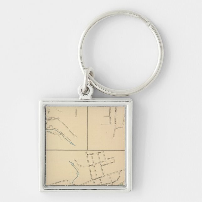 Forestville, S Glastonbury, E Berlin Key Ring (Front)