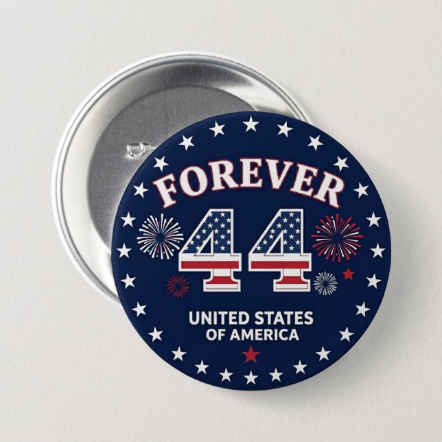 Forever 44 Button (Front & Back)