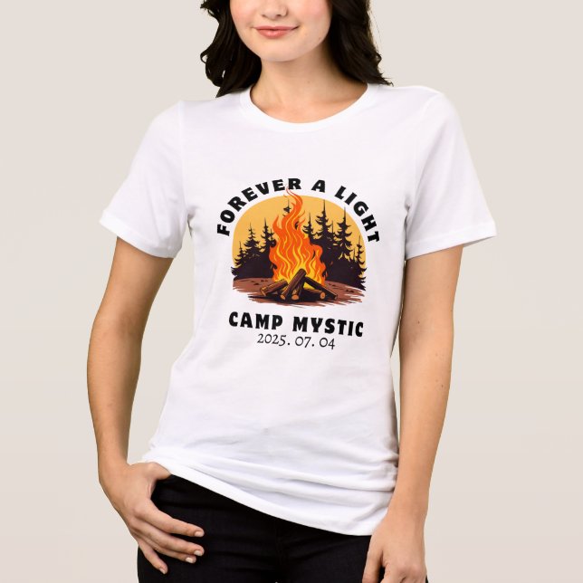 Forever a Light Camp Mystic 2025  Tri-Blend Shirt (Front)