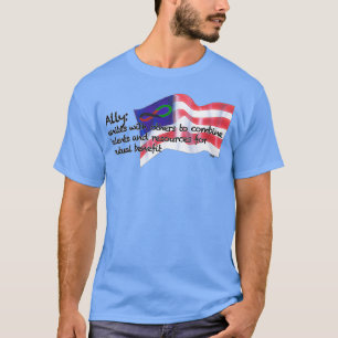 Forever African  Forever American  Ally  T-Shirt