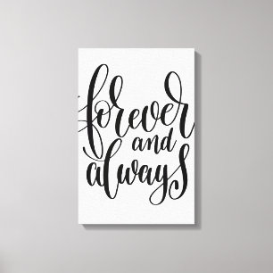 Forever & Always Canvas