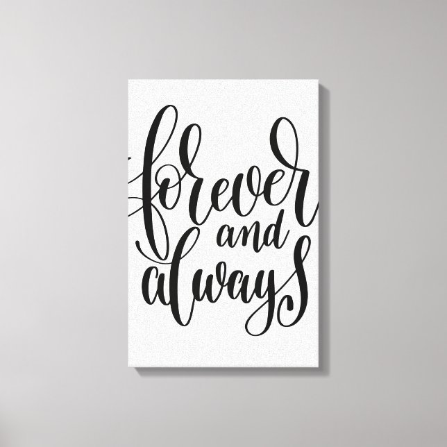 Forever & Always Canvas (Front)