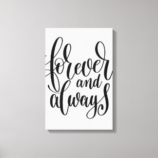 Forever & Always Canvas Print