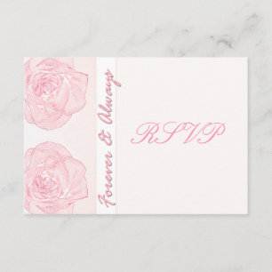 Forever & Always Wedding RSVP Card