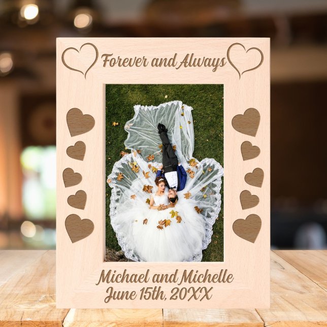 Forever and Always Laser Etched Picture Frame (Creator Uploaded)