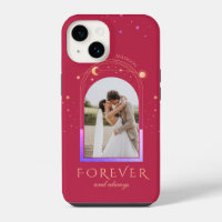 FOREVER AND ALWAYS Wedding Magenta Celestial Photo