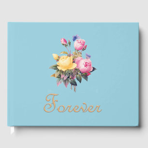 Forever and Flowers Guest Book