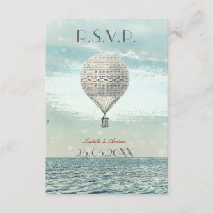 Forever and for always flight RSVP card