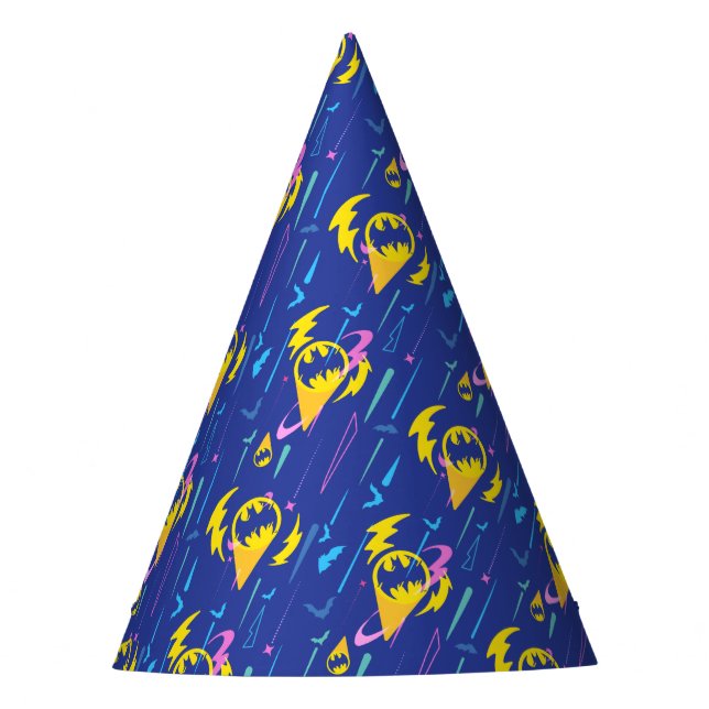 Forever Batman Bat Signal Pattern Party Hat (Front)