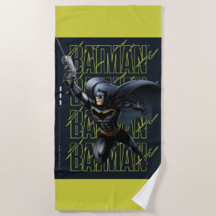 Forever Batman Grappling Hook Beach Towel