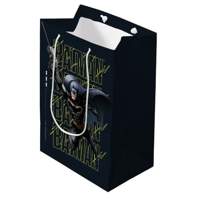 Forever Batman Grappling Hook Medium Gift Bag (Front Angled)