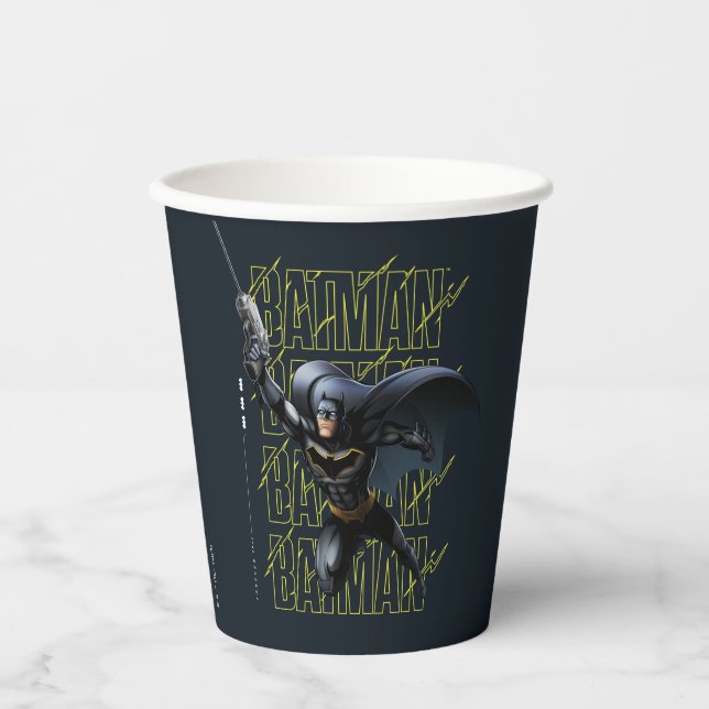 Forever Batman Grappling Hook Paper Cups (Front)