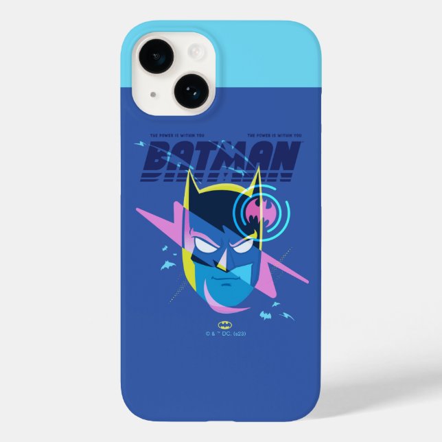 Forever Batman Light Up Head Graphic Case-Mate iPhone Case (Back)