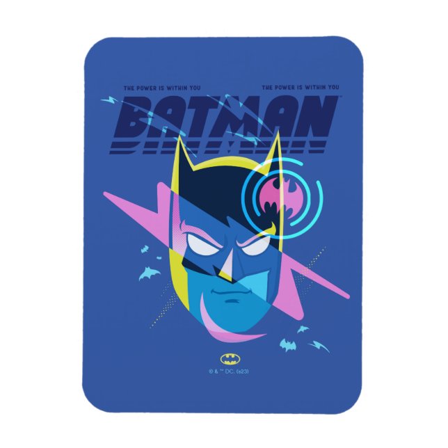 Forever Batman Light Up Head Graphic Magnet (Vertical)