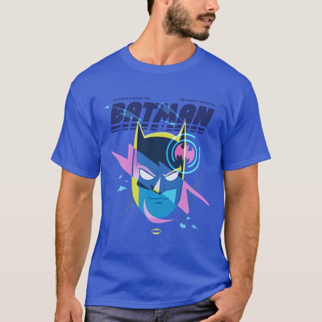 Forever Batman Light Up Head Graphic T-Shirt (Front)