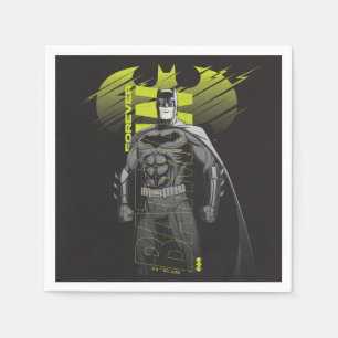 Forever Batman Power Up Character Art Napkin