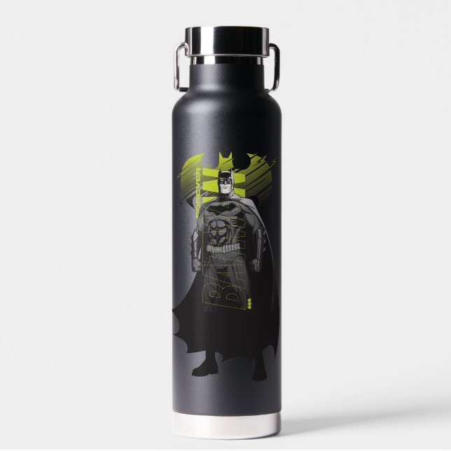 Forever Batman Power Up Character Art Water Bottle (Front)