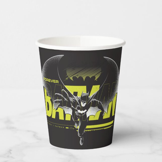 Forever Batman Reaching Graphic Paper Cups (Left)