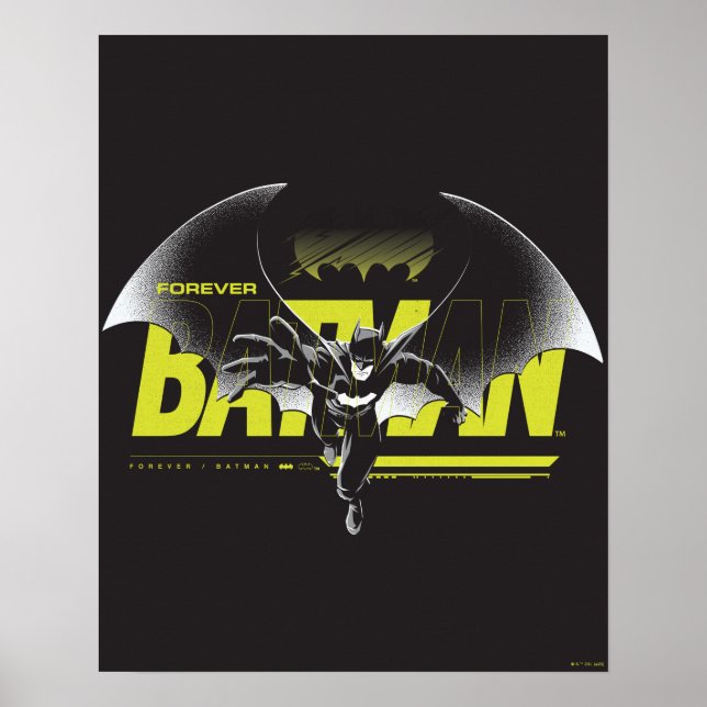 Forever Batman Reaching Graphic Poster (Front)