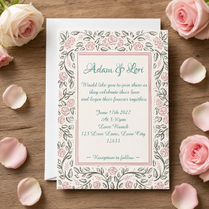 Forever Begins Today Wedding Invitation