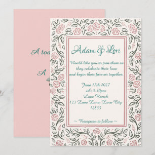 Forever Begins Today Wedding Invitation